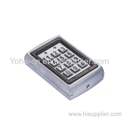 Metal access control keypad