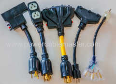Triple Tap Cord 12/3 American Outdoor Extension Power Cord