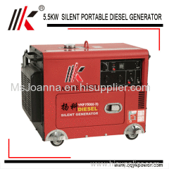 6KVA DIESEL GENERATOR FOR SALE WITH SINGLE CYLINDER GENERATOR HIGH RPM ALTERNATOR IN CHINA