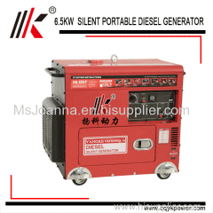 6KVA DIESEL GENERATOR FOR SALE WITH SINGLE CYLINDER GENERATOR HIGH RPM ALTERNATOR IN CHINA