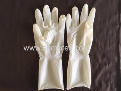 Wet Donning Disposable Steriled Powder-Free Latex Surgical Gloves