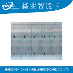 Factory price Custom Size Plastic Sheet TK4100 RFID Inlay