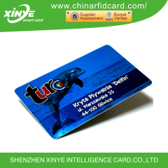 Customized printing pvc plastic RFID VIP ID card with UV coating