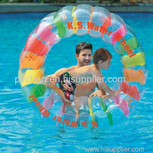 Inflatable Water Wheel Water Float Toy for Swimming Pool & Beach