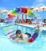 Inflatable Water Wheel Water Float Toy for Swimming Pool & Beach