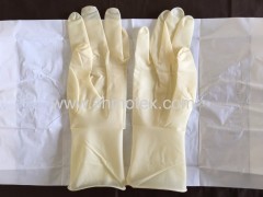 Straight Powder-Free Wet Donning Latex Surgical Gloves