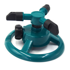 Plastic 3-arm garden water rotary sprinkler