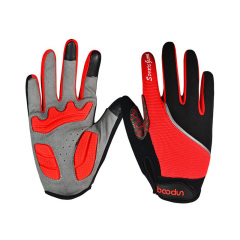 Polyester full finger sport cycling gloves