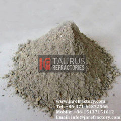 Induction furnace lining refractory cement
