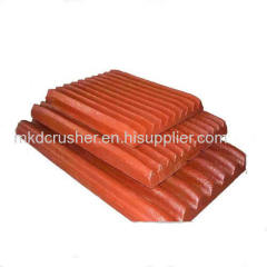 High Manganese Jaw Plates for Jaw Crusher