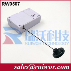 RW0507 Security Tether | Recoiling Tether/Retail Display Security Tether/Security Tether for Retail Displays