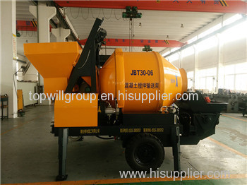 cement mixer with pump