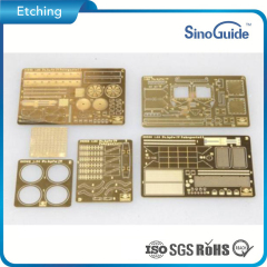Custom Metal Etching Photo Etching Brass Plate for Toy Spare Parts