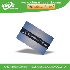 PVC compatible s50 chip ISSI 4439 rfid card with UID number printing