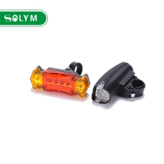 8LED BICYCLE HEADLIGHT 6LED WARNING LIGHT product new