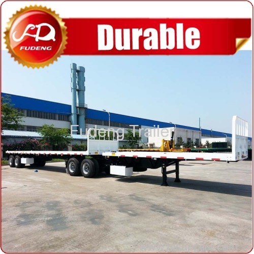 China super link semi trailer flatbed trailer with twist lock