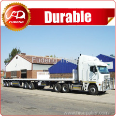 China super link semi trailer flatbed trailer with twist lock