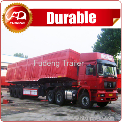 High Quality 3 Axles Side Tipper Dump Semi Truck Trailer