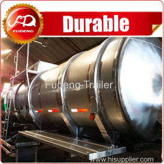 2 or 3 axles liquid chemical tanker trailers stainless steel tanker trailer for sale