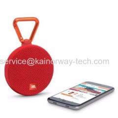 New JBL Clip2 IPX7 Waterproof Rechargeable Ultra-Light Portable Bluetooth Red Wireless Speakers By Harman Kardon