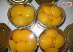 Custom Organic Canned Freestone Peaches Fruit Brix 14 - 17% Short Lead Time