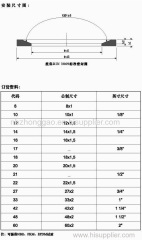 Wear Resistant Seal ED-Ring Viton ED-Rings Rubber ED-Ring