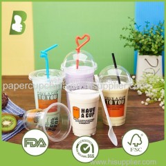 disposable clear plastic cup