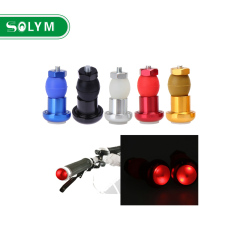 Bicycle Handlebar End Plug LED Light 5 Colors