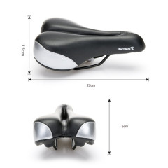 PU Leather Riding Cycling Bicycle MTB Road Bike Seat Saddle