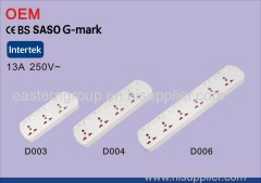 SASO certificate 4 ways extension socket UK socket USB socket