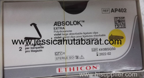 Ethicon AP401 ABSOLOK Clips