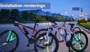 For the stunning LED night riding bicycle wheel lamp