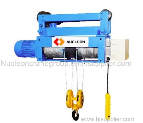 NUCLEON Crane Electric Hoist Low Headroom Wire Rope Electric Hoist