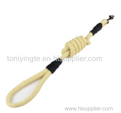 2017 Yangzhou Cotton White Pet Traction Rope Wholesale