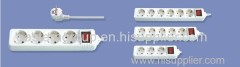 multiple power socket schuko socket with switch