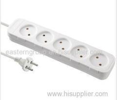 Euro germany extension socket with 6 outlets