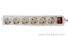 GS Approval 5 way Schuko Extension Socket with switch 1.5m 1.8m 3m 5m