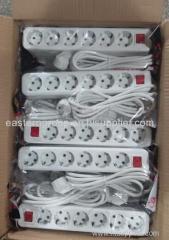 High Quality 13A Black European Extension Socket