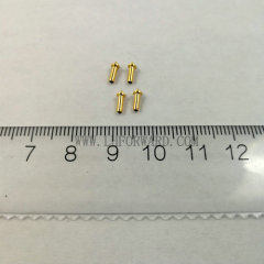 Tiny spare part for cell phone brass stainless steel made by lathe machine