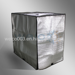 Insulated heat reflective thermal pallet cover