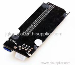 PCI-E X1 TO X16 USB3.0 4P