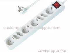 3 Way European extension socket power socket