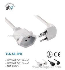 High quality Swiss socket with switch 6 ways outlet 2P+T