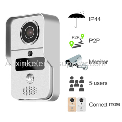 Wifi Doorbell Video Door Phone With APP Control RFID Card Unlock Function