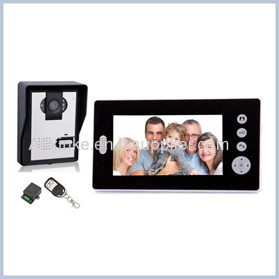 7 Inch Wireless Colour Video Door Phone Intercom System