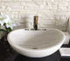 guangxi white marble sink