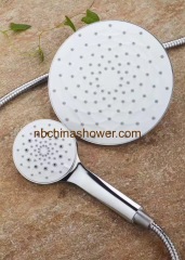 High quality ABS Plastic Bathroom faucet shower head hand shower and rain shower