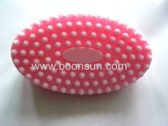 silicone boby brush/shower brush/head clean brush