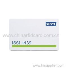 RFID PVC ISSI4439 chip card