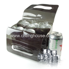Six Packs Rectangular Hand Carry Gel Beer Tote Bottle Gift Bag Beer Packaging